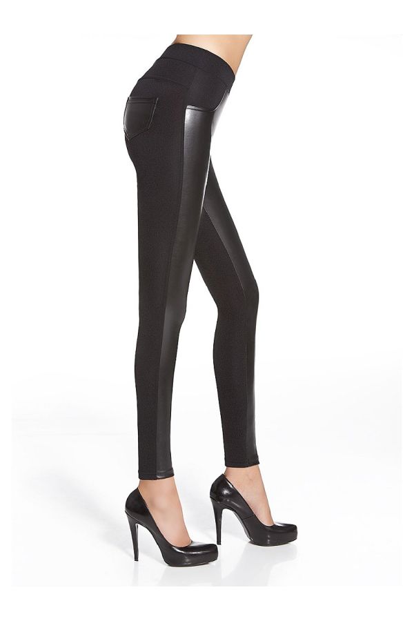 INGRID ΚΟΛΑΝ ΕΛ. 200DEN., FULL ELASTIC PLUS SOFT + FULL ELASTIC ECO-LEATHER