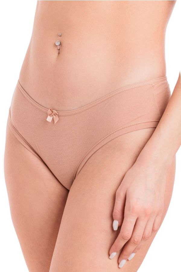3-PACK BASICS ΓΥΝΑΙΚΕΙΟ HIPSTER ΣΛΙΠ ΒΑΜΒΑΚΕΡΟ ΜΟΝΟΧΡΩΜΟ