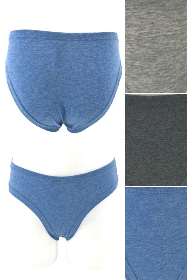 3-PACK BASICS ΚΟΡΙΤΣΙΣΤΙΚΟ ΣΛΙΠ ΒΑΜΒΑΚΕΡΟ ΜΟΝΟΧΡΩΜΟ