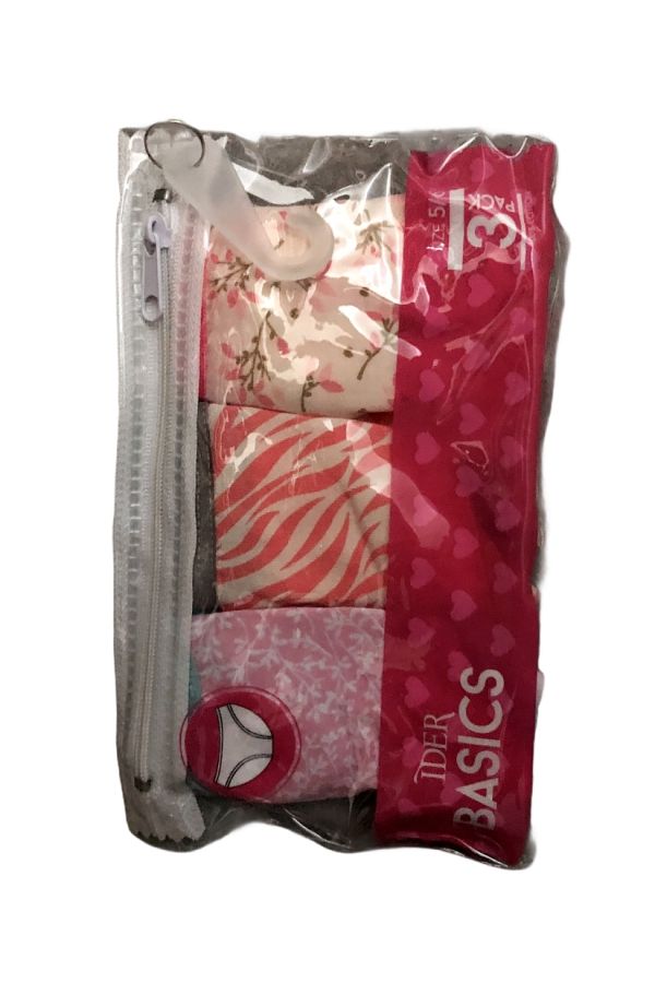 3-PACK ΚΟΡΙΤΣΙΣΤΙΚΟ ΣΛΙΠ ΒΑΜΒΑΚΕΡΟ ΜΕ ΣΧΕΔΙΟ FLORAL/ANIMAL