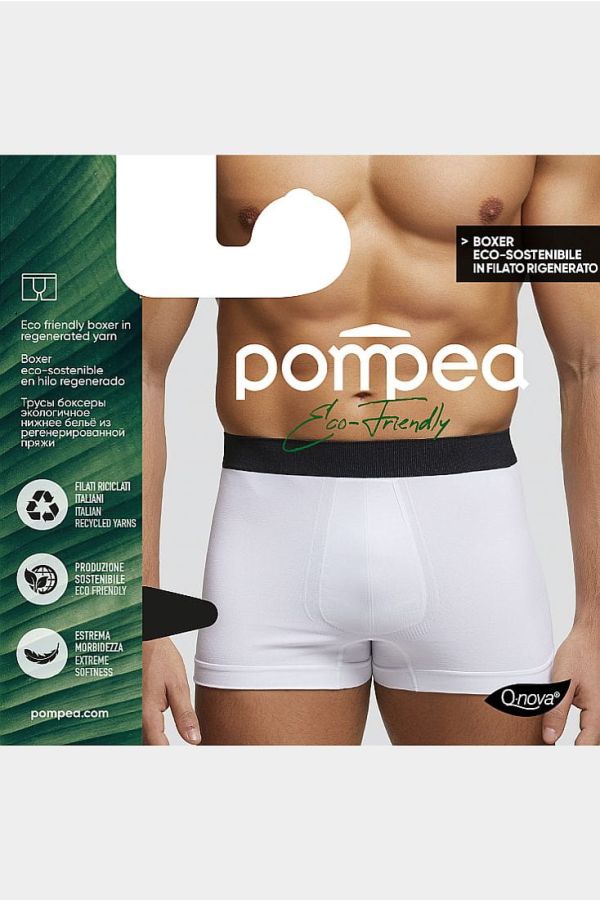 BOXER.U.ECO FRIENDLY ΑΝΔΡΙΚΟ BOXER ΑΠΟ ΜΑΛΑΚΗ ΑΝΑΓΕΝΝΗΜΕΝΗ ΜΙΚΡΟΪΝΑ "Q-NOVA" ΚΑΙ ΜΑΛΑΚΟ ΜΕΛΑΝΖΕ ΛΑΣΤΙΧΟ ΧΡΩΜΑΤΙΚΑ ΑΝΤΙΘΕΤΟ