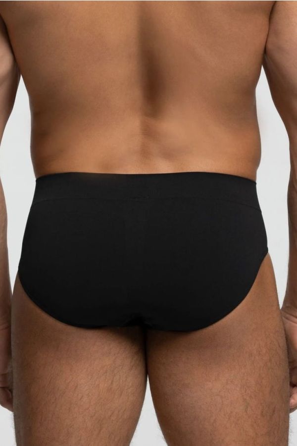 SLIP.U.SEAMLESS ΑΝΔΡΙΚΟ ΣΛΙΠ ΑΠΟ ΜΑΛΑΚΗ ΜΙΚΡΟΪΝΑ ΜΕ ΠΙΚΕ ΠΛΕΞΗ ΕΣΩΤΕΡΙΚΟ ΛΑΣΤΙΧΟ ΔΙΑΠΝΕΟΥΣΕΣ ΖΩΝΕΣ ΚΑΙ ΒΑΚΤΗΡΙΟΣΤΑΤΙΚΟ ΝΗΜΑ "Q-SKIN" ΣΤΗΝ ΑΝΑΤΟΜΙΚΗ ΠΕΡΙΟΧΗ