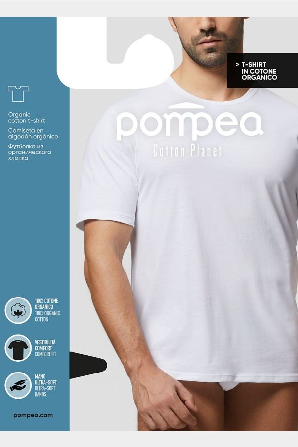 T-SHIRT.U.COT.PLANET ΑΝΔΡΙΚΗ ΦΑΝΕΛΑ ΑΠΟ JERSEY ΟΡΓΑΝΙΚΟ ΒΑΜΒΑΚΙ GOTS ΠΙΣΤΟΠΟΙΗΣΗ ΜΕ ΚΟΝΤΟ ΜΑΝΙΚΙ KAI ΣΤΡΟΓΓΥΛΟ ΚΛΕΙΣΤΟ ΛΑΙΜΟ