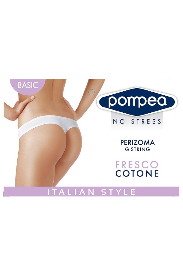 PERIZOMA COTTON - ΣΛΙΠ ΓΥΝΑΙΚΕΙΟ ΑΠΟ ΕΛΑΣΤΙΚΟ ΒΑΜΒΑΚΙ, STRING