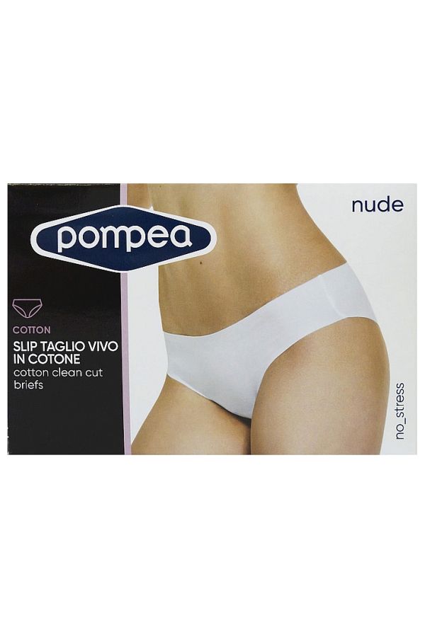 POMPEA NUDE - ΣΛΙΠ ΓΥΝΑΙΚΕΙΟ ΑΠΟ ΕΛΑΣΤΙΚΟ ΒΑΜΒΑΚΙ, LASER CUT, ΧΩΡΙΣ ΛΑΣΤΙΧΟ
