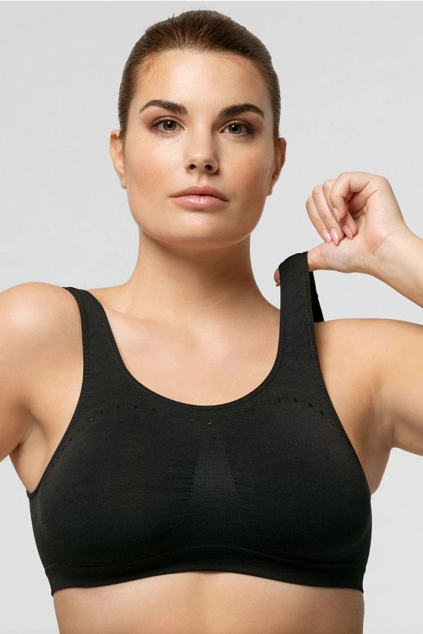BRASS.COMFORT SIZE ΓΥΝΑΙΚΕΙΟ ΤΟΠ COMFORT ΜΕ ΦΑΡΔΙΑ ΤΙΡΑΝΤΑ ΑΠΟ ΜΑΛΑΚΗ ΜΙΚΡΟΪΝΑ ΧΩΡΙΣ ΡΑΦΕΣ ΣΤΗΡΙΖΕΙ ΤΟ ΣΤΗΘΟΣ ΑΝΕΤΟ ΚΑΙ ΕΛΑΦΡΥ ΚΡΑΤΑΕΙ ΧΩΡΙΣ ΝΑ ΠΙΕΖΕΙ