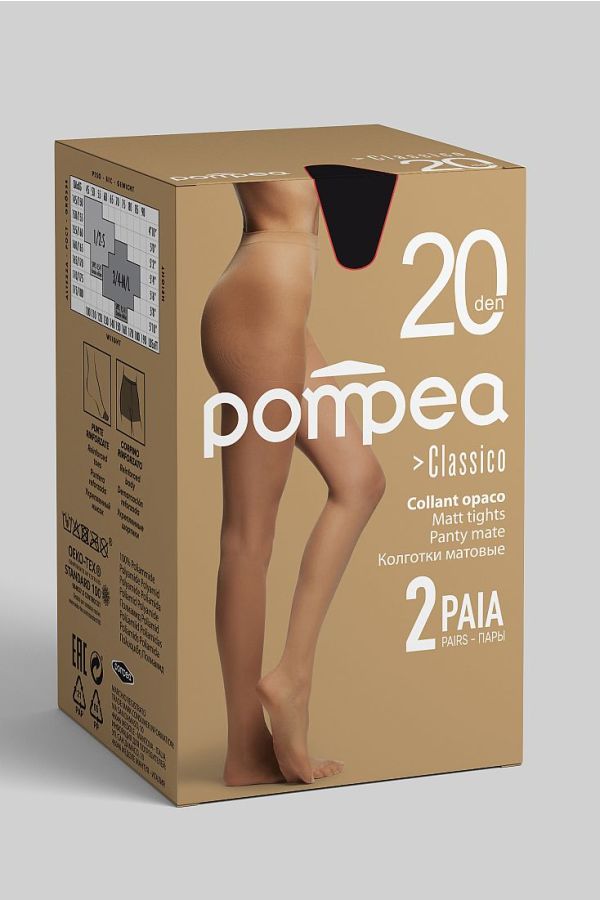 2-PACK MOUSSE ΔΙΑΦΑΝΟ ΚΑΛΣΟΝ  20DEN ΜΑΤ ΜΕ ΚΙΛΟΤΑ & ΜΥΤΗ 2 TMX-CLASSICO