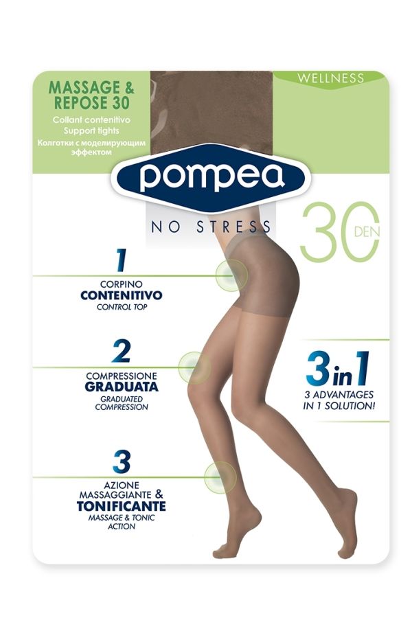 MASSAGE & REPOSE 30 Den -  ΕΛΑΣΤ. ΚΑΛΣΟΝ, MAT, ΣΤΑΔ. ΣΥΜΠΙΕΣΗΣ ΜΕ ΛΑΣΤΕΞ ΚΙΛ., ΕΝΙΣΧ. ΜΥΤΗ ΚΑΙ ΚΑΒΑΛΑΚΙ
