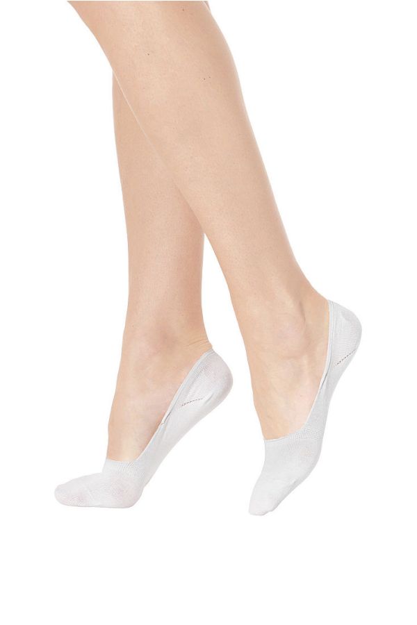 POMPEA ADELFIA - WOMAN COTTON SHOE LINER WITH SILICON BAND (3 PACK)