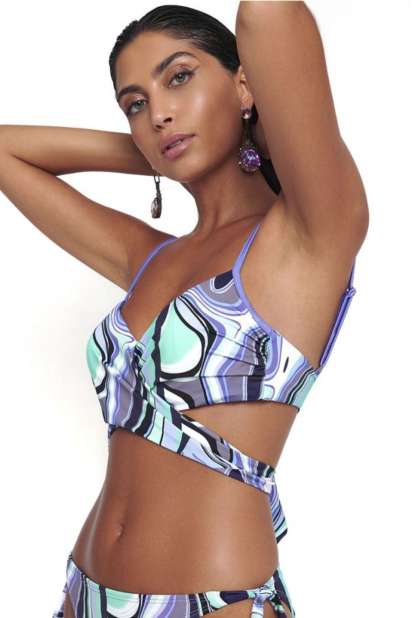 ΓΥΝΑΙΚΕΙΟ ΜΑΓΙΟ BIKINI TOP ΜΕ ΤΥΠΩΜΑ ΜΠΑΝΕΛΑ ΕΝΙΣΧΥΣΗ ΚΑΙ ΔΕΣΙΜΟ ΠΛΑΤΗΣ ΜΕ ΚΟΜΠΟ-STYLE ME UP