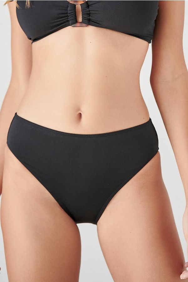 ΓΥΝΑΙΚΕΙΟ ΜΑΓΙΟ BIKINI SLIP ΟΛΟΚΛΗΡΟ ΨΗΛΟΜΕΣΟ ΜΟΝΟΧΡΩΜΟ-SOLIDS