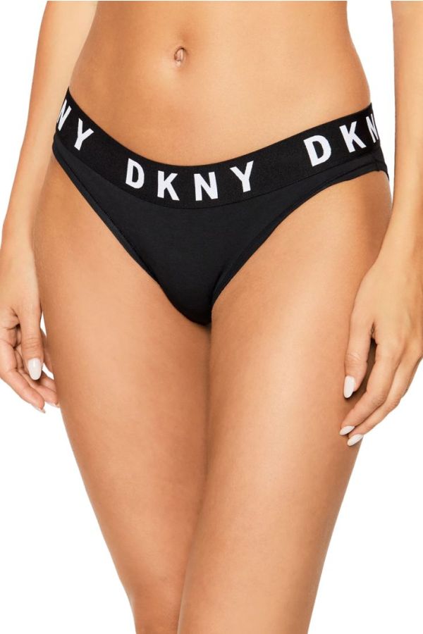 DKNY ΓΥΝΑΙΚΕΙΟ ΒΑΜΒΑΚΕΡΟ MODAL BIKINI ΜΕ ΕΞΩΤΕΡΙΚΟ ΛΑΣΤΙΧΟ ΜΕ LOGO DKNY-COSY BOYFRIEND