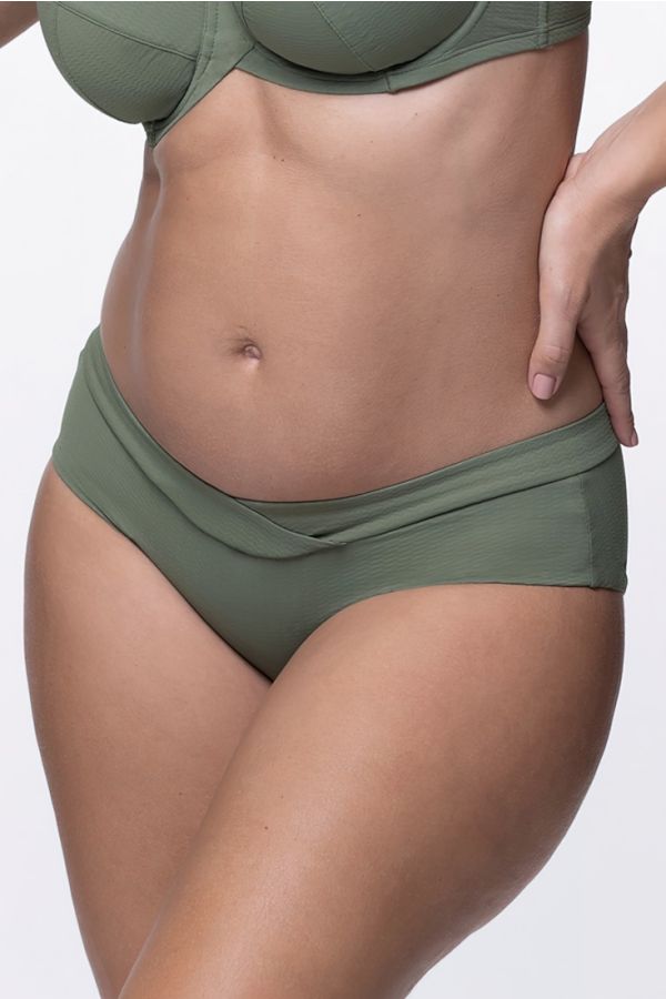 CURACAO HIPSTER CLASSIC ΓΥΝΑΙΚΕΙΟ BIKINI SLIP HIPSTER ΣΥΣΦΙΓΞΗΣ ΜΟΝΟΧΡΩΜΟ