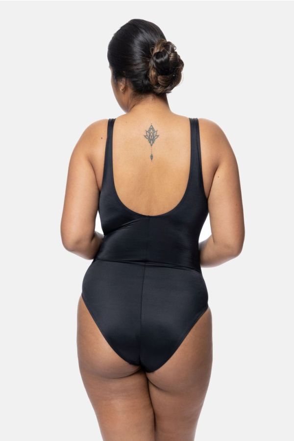 KADUNA CURVES WOMAN SWIMSUIT TROPICAL PRINT WIRELSS NON PADDED