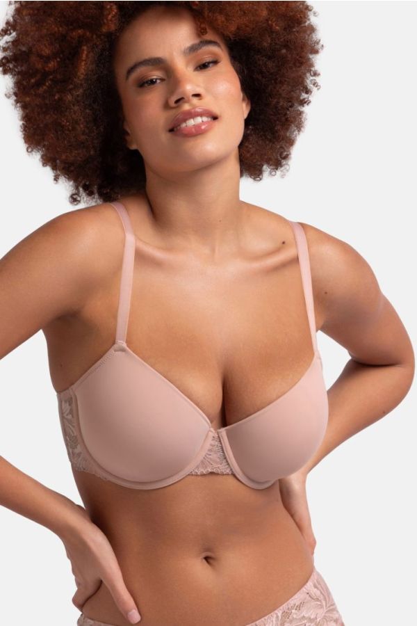 2-PACK ΓΥΝΑΙΚΕΙΟ ΜΠΑΛΚΟΝΕ ΣΟΥΤΙΕΝ FULL CUP ΜΕ ΜΠΑΝΕΛΑ & ΛΕΠΤΟΜΕΡΕΙΕΣ ΔΑΝΤΕΛΑΣ-NADIA-2PP DEMI