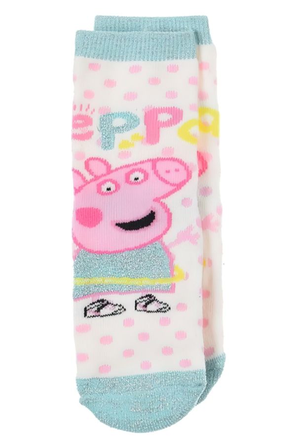 PEPPA PIG ΚΟΡΙΤΣΙΣΤΙΚΗ ΦΡΟΤΕ ΒΑΜΒΑΚΕΡΗ ΚΑΛΤΣΟΠΑΝΤΟΦΛΑ ΜΕ ΑΝΤΙΟΛΗΣΘΗΤΙΚΗ ΠΑΤΟΥΣΑ ABS ΚΑΙ GLITTER ΛΕΠΤΟΜΕΡΕΙΕΣ