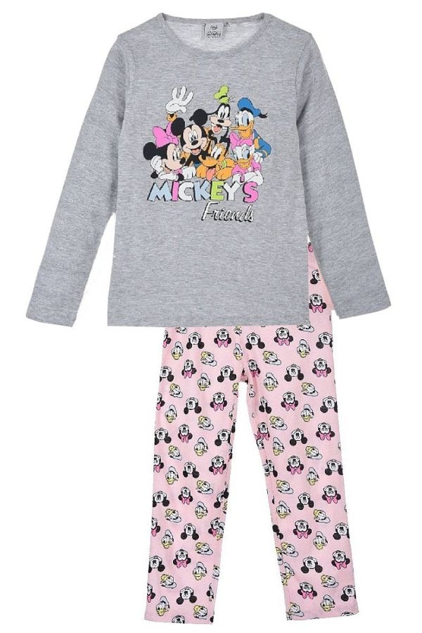DISNEY MINNIE MOUSE ΚΟΡΙΤΣΙΣΤΙΚΗ ΒΑΜΒΑΚΕΡΗ ΠΙΤΖΑΜΑ ΜΕ ΑΝΟΙΧΤΟ ΠΑΤΖΑΚΙ