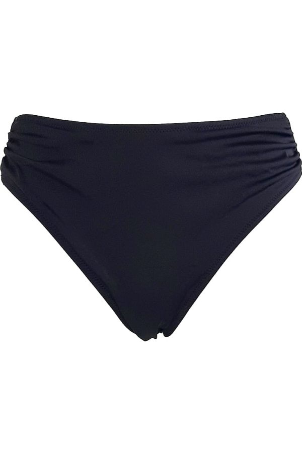 ΓΥΝΑΙΚΕΙΟ ΜΑΓΙΟ BIKINI SLIP ΜΟΝΟΧΡΩΜΟ ΜΕ ΣΟΥΡΑ ΣΤΟ ΠΛΑΪ 3/4 ΚΑΝΟΝΙΚΗΣ ΠΙΣΩ ΚΑΛΥΨΗΣ