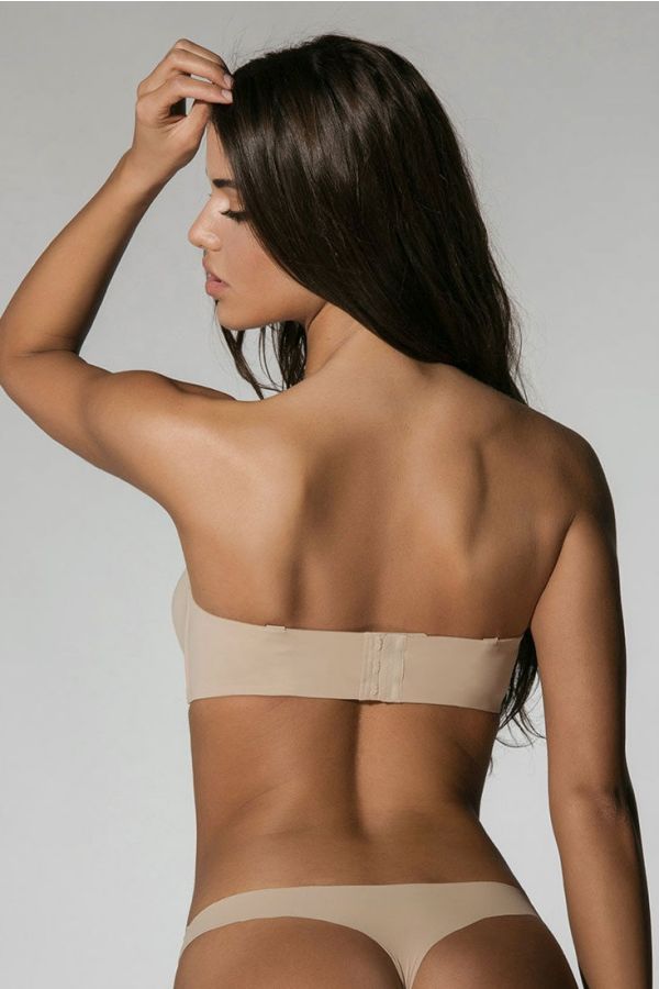 SECRET SENSE STRAPLESS CUP F ΓΥΝΑΙΚΕΙΟ T-SHIRT ΣΟΥΤΙΕΝ ΑΟΡΑΤΟ ΔΙΑΠΝΕΟΝ ΜΕ ΕΛΑΦΡΙΑ ΕΝΙΣΧΥΣΗ ΧΑΜΗΛΟ ΝΤΕΚΟΛΤΕ KAI ΣΙΛΙΚΟΝΗ ΣΤΗ ΠΛΑΤΗ