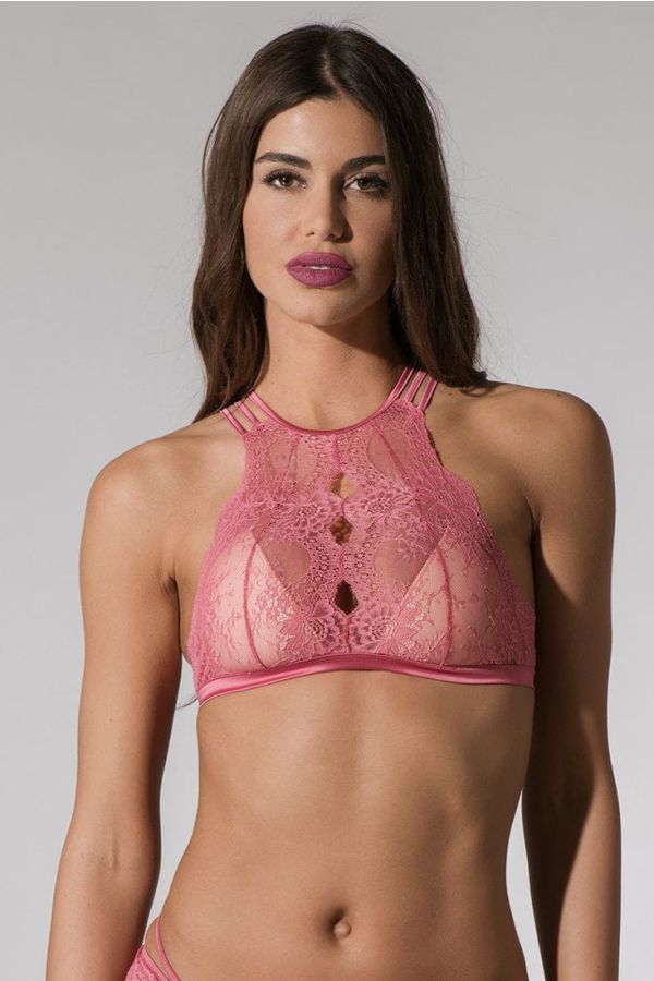 PRESTIGE ΓΥΝΑΙΚΕΙΟ BRALETTE ΣΟΥΤΙΕΝ ΜΕ ΔΑΝΤΕΛΑ