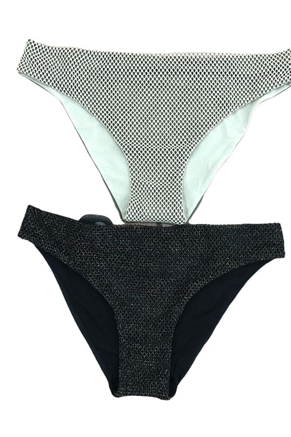 ARIEL ΓΥΝΑΙΚΕΙΟ ΜΑΓΙΟ SLIP BIKINI 5 CM ΣΤΟ ΠΛΑΙ ΓΥΑΛΙΣΤΕΡΟ ΔΙΧΤΥΩΤΟ