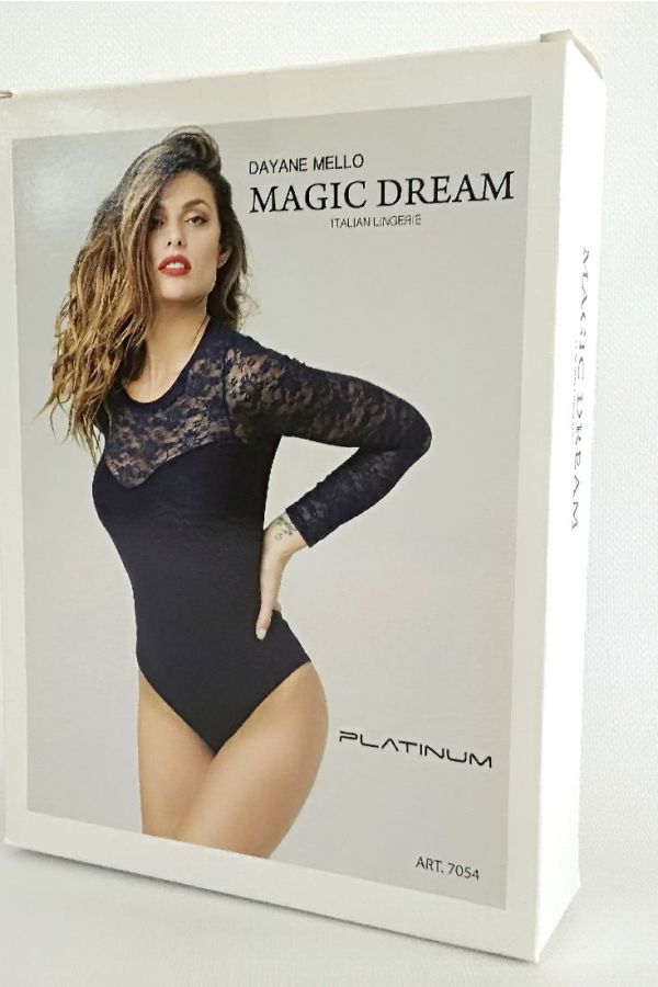 MAGIC DREAM- BODY ΚΟΡΜΑΚΙ ΜΕ ΜΑΚΡΥ ΜΑΝΙΚΙ ΚΑΙ ΛΕΠΤΟΜΕΡΕΙΑ ΔΑΝΤΕΛΑ