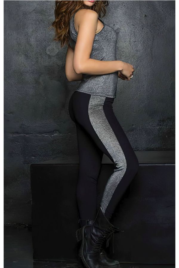 MAGIC DREAM - ELASTIC COTTON FASHION LEGGINGS WITH LUREX