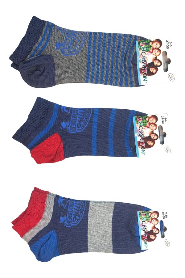 SOCKS 4 FUN ΠΑΙΔΙΚΟ ΣΟΣΟΝΙ ΒΑΜΒ. ΜΕ ΔΙΑΦΟΡΑ ΣΧΕΔΙΑ (1 ΖΕΥΓΟΣ)