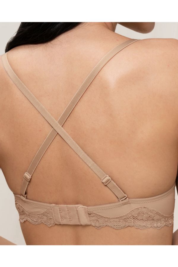 ΓΥΝΑΙΚΕΙΟ ΣΟΥΤΙΕΝ ΜΠΑΛΚΟΝΕ PUSH-UP T-SHIRT ΜΕ ΜΠΑΝΕΛΑ ΑΟΡΑΤΟ -LOVELY MICRO WHUM